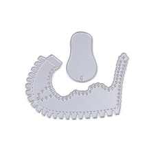 Baby Shoes Cutting Dies Metal Stencil Template Mold Carbon Steel for Home School Embossing Craft Decoration Mould Supply