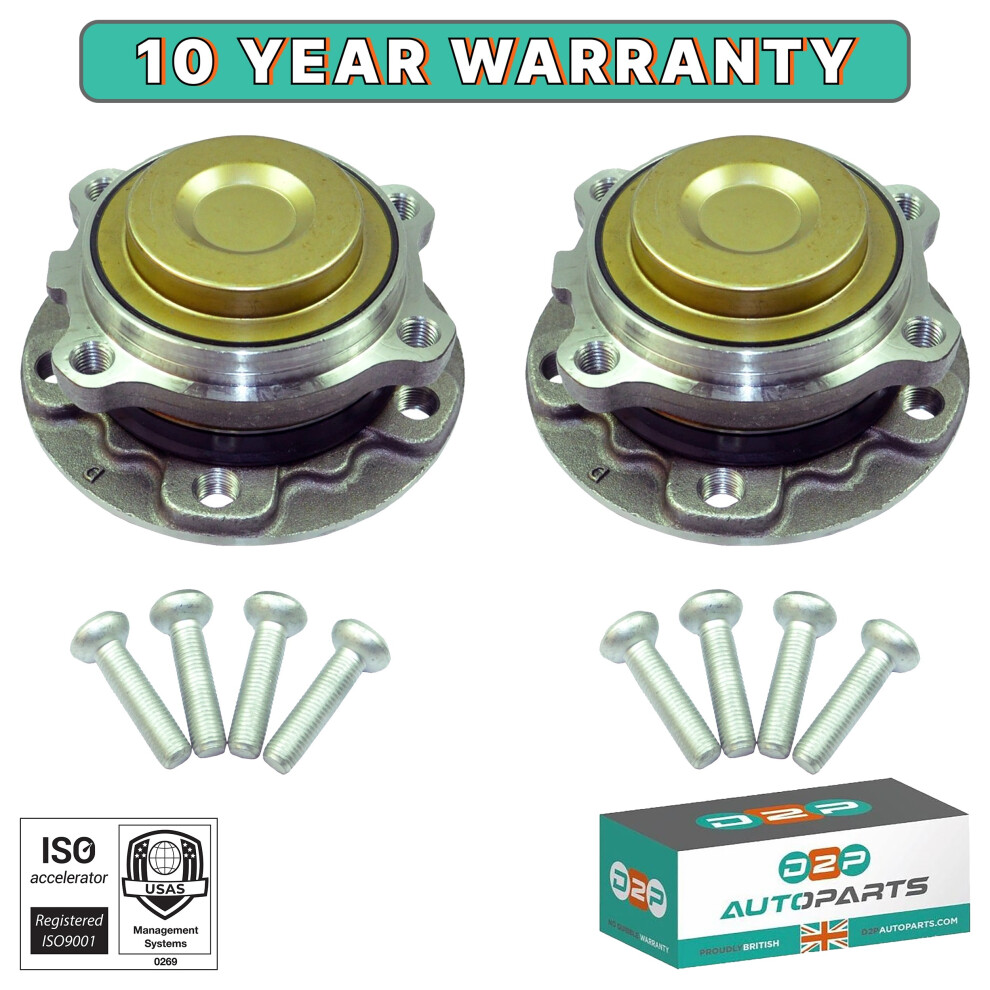 PAIR OF FRONT WHEEL BEARING HUB KIT FOR BMW F01 F02 F03 F04 F07 F10 F11 F12 F13 F25-image-OPC-P58NDPV-NEW