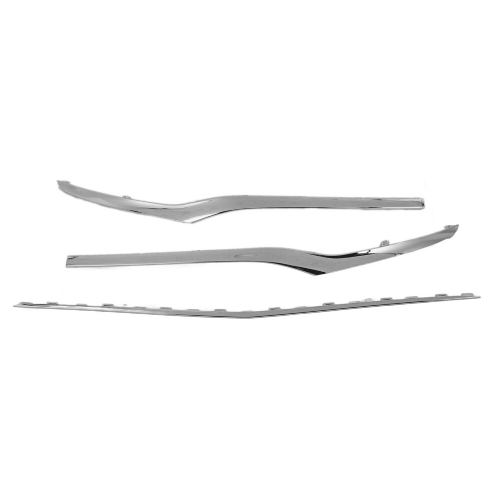 3Pcs Front Bumper Lower Molding Trims Replacement 9121376818745