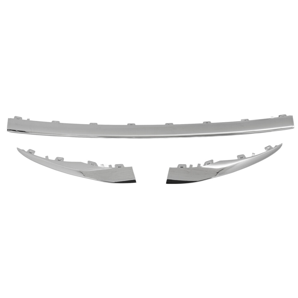 3Pcs Chrome Front Bumper Lower Trim 2058858602 9121376818783