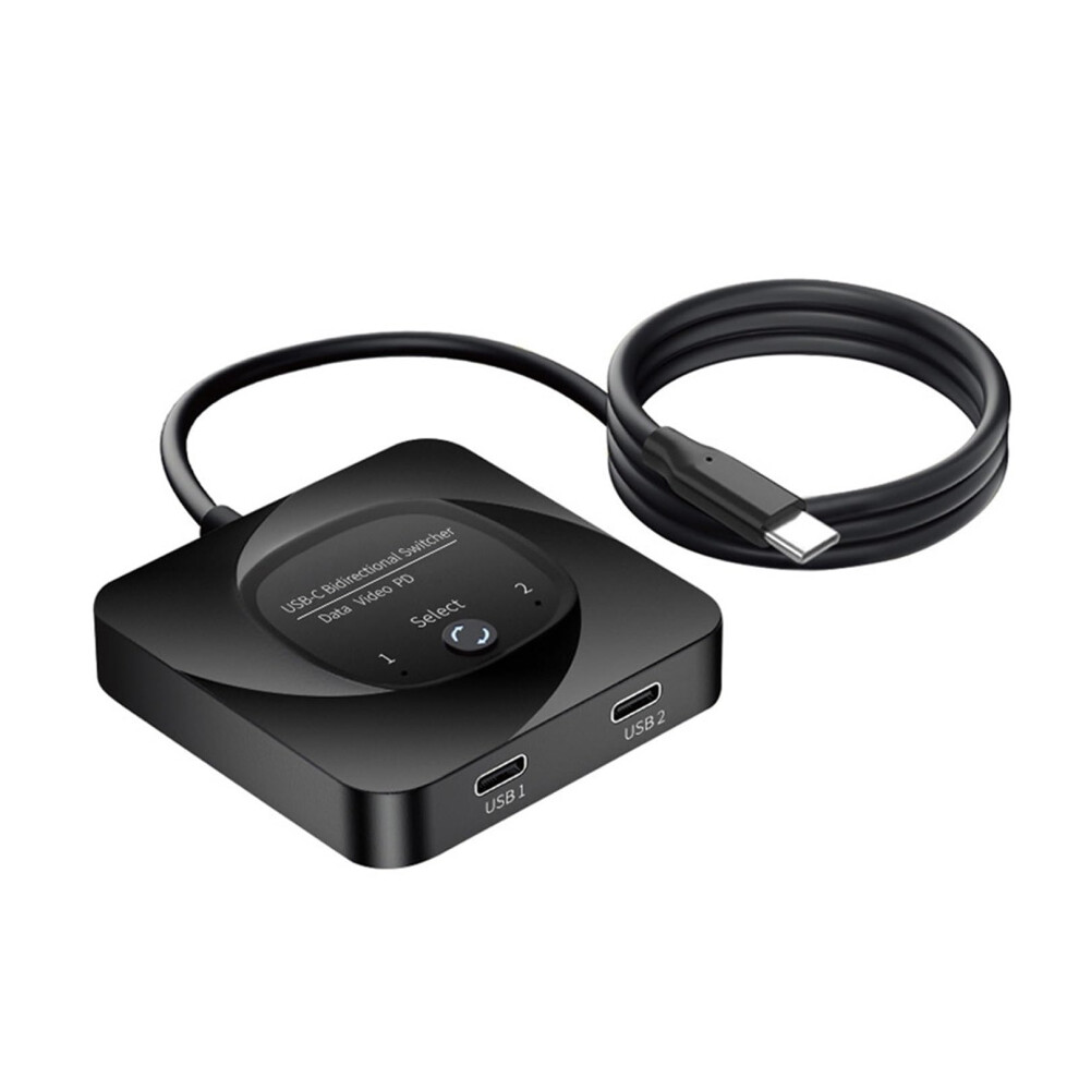 Usb-C Bidirectional Switcher Usb C Switcher 2 Computers Usb-C Kvm Switch 8K Support Hdr 10Gbps Data Transfer Pd 100W 6493810793486