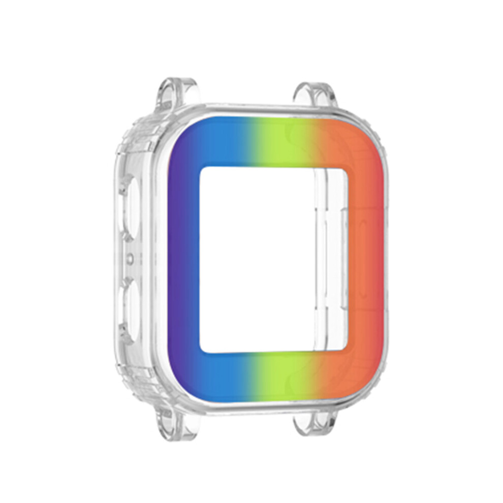 Protective Case Scratch Resistant Housing Skin Antiscratch Guard For Watch Kids Smartwatch Shockproof Coversrainbow 7696120847989