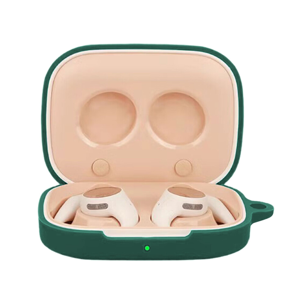 Flexible Guard Shockproof Shell Headphone Housing Antidust Skin Washable Silicone Protective Case For Earbuds Opendark Green 7696120847927