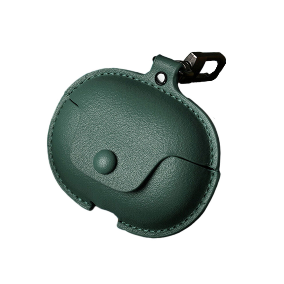 Wireless Earbuds Protector Shell Ear Clip Case For Freeclip Leather Cover Anti Scratch Waterproof Flexible Skin Housingdark Green 7696120853041