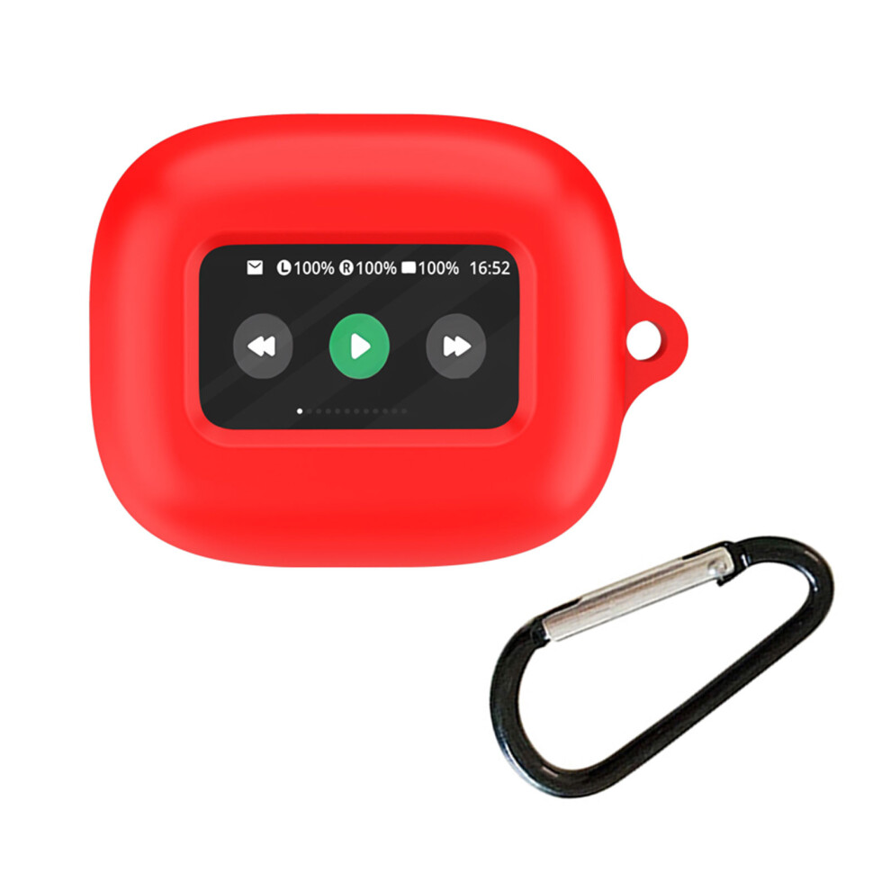 Soft Silicone Protective Case Cover For Earbuds Wireless Earphones Shock Resistant Portable Coverred 7696120850941