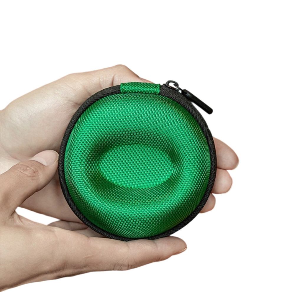 Travel Watch Case Zippered Design Storage Box Shockproof For Wristwatches And Smartwatches With Soft Interiorgreen 7696120852198