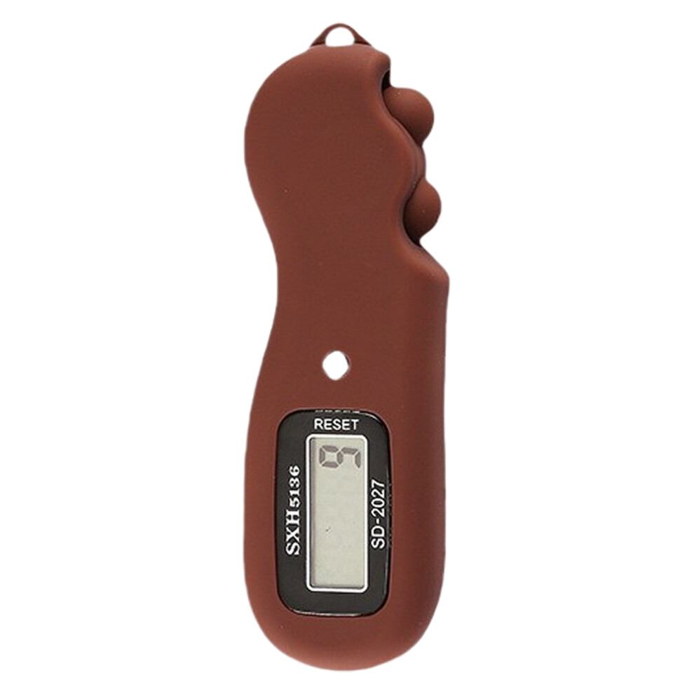 Handheld Electrical Finger Counter Digital Counter Suitable For Mindfulness Meeting Accurate Counting Outdoor Usebrown 7696130861944