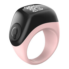 Digital Tasbih Zikr Rings Rechargeable Finger Counter with Adjustable Size Electronic Tasbih for Men & Women