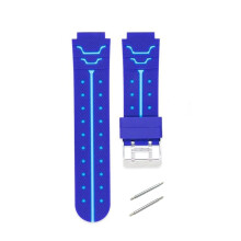 Children Kids Watchband Wrist Strap 16MM Silicone Belt Replacement for Z5/S15Blue green