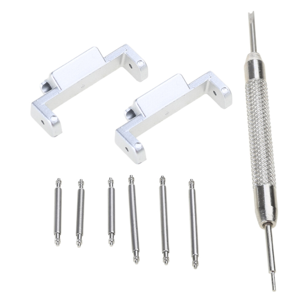 Watch Band Adapter Connector Wrist Strap Link With Installation Tool For Dw-5600 Dw-6900 Dw-9052 Gls-8900 22Mm Strapsilver 7696120856943