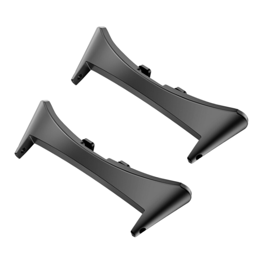1 Pair Smartwatch Bracelets Adapter For Watch 5 Wristband Metal Connector Replacement Watch Straps Link Attachmentblack 7696120856691