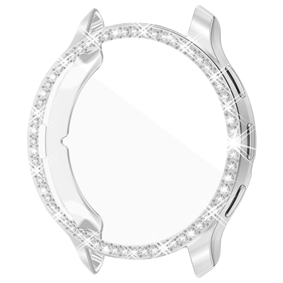Watch Cover Imitation Protective Case For Smartwatch Unisex Electroplated Soft Housing Shellsilver Light 7696120857186