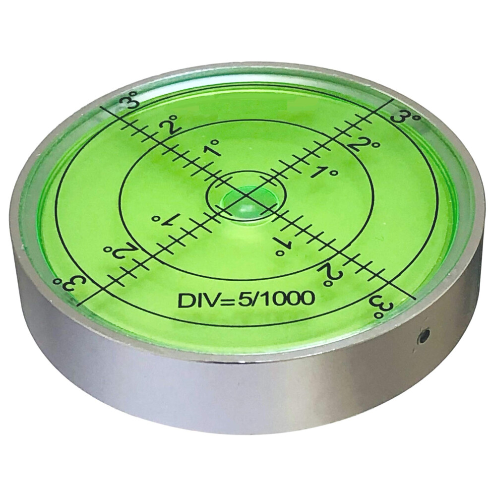 Aluminium Bullseye Round Precision Spirit Level 60Mm Caravan 6493810922398