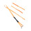 Ski Harness Orange Nylon D Hook Design Hook and 10