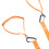 Ski Harness Orange Nylon D Hook Design Hook and 15