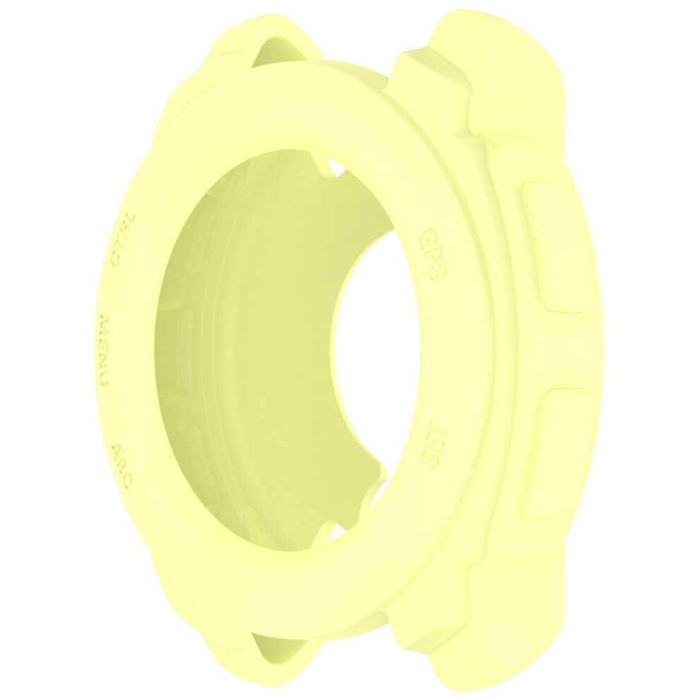 Shockproof Case Covers Housing Shell Skin For Smartwatch 40Mm 45Mm Silicone Protector Provides Comprehensive Protectiveyellow 7696140849642