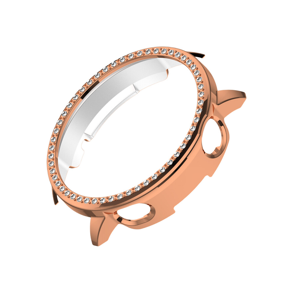 Hard Shell Protective Covers Brilliant Cutout Designs Scratch Resistant Strong Pc Case Easy To Use For Smartwatch 45.Rose Gold 7696140849499