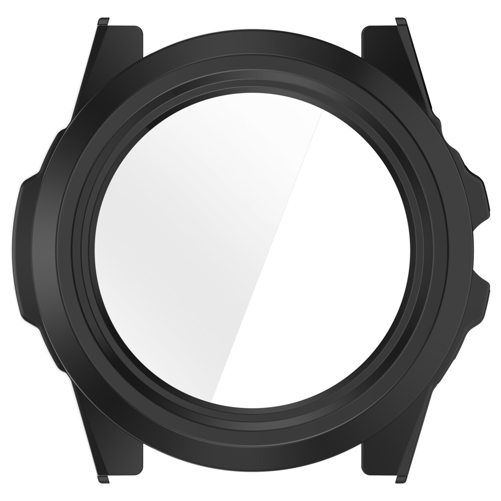 Reinforced Protective Covers Case For Smartwatch With Toughened Glass Integrated Screen Guard Shockproofblack 7696140849246