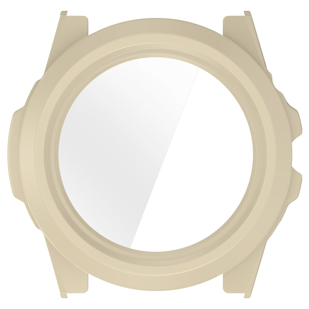 Reinforced Protective Covers Case For Smartwatch With Toughened Glass Integrated Screen Guard Shockproofwhite 7696140849208