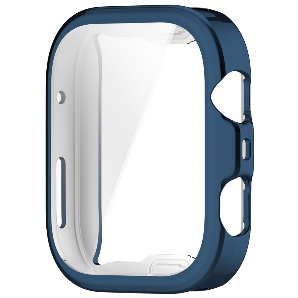 Smartwatch Covers Case For Watch Fit 4 Scratchproof Full Coverage Case Housing Shockproof Protector Bumper Shellblue 7696140849024