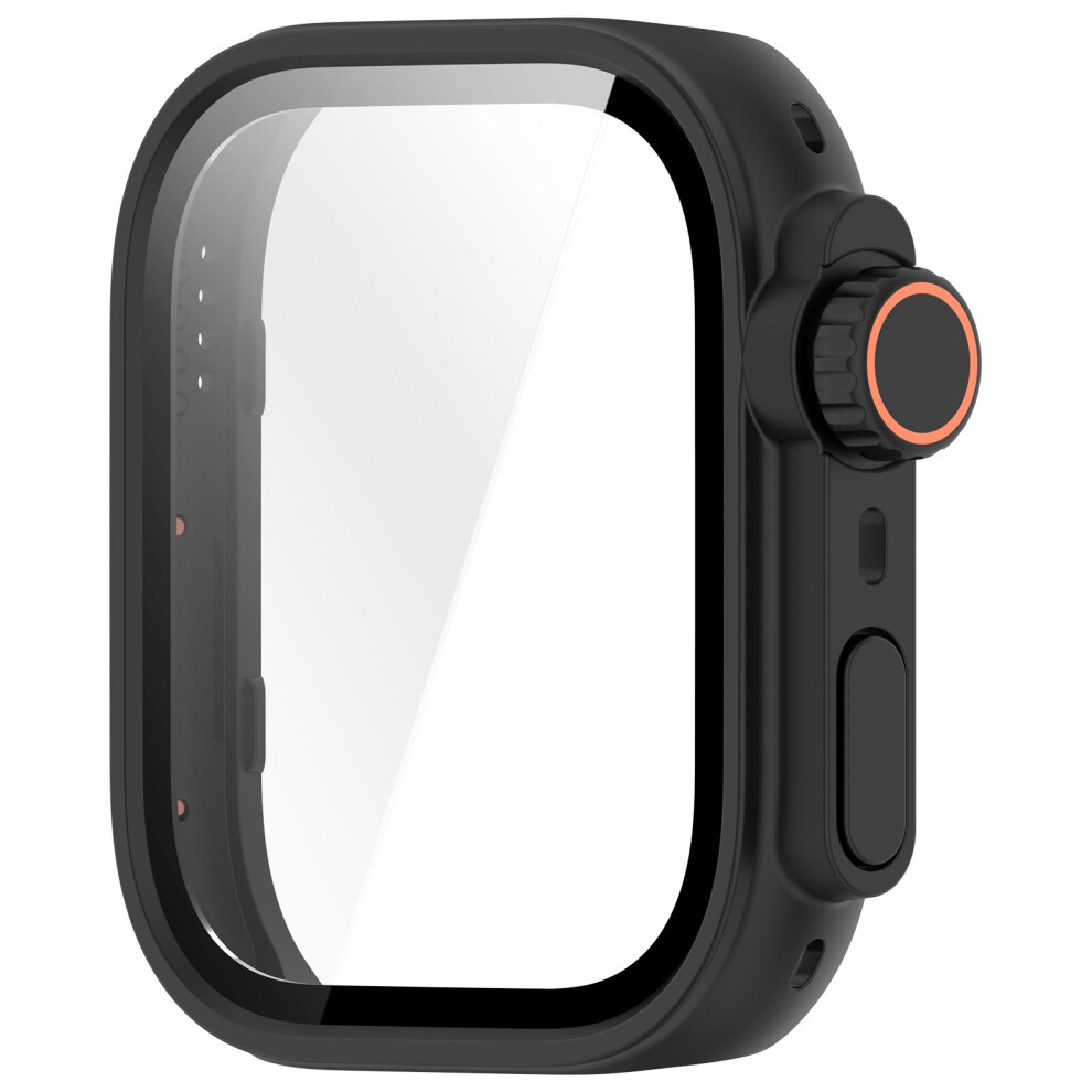 Toughened Glass Screen Protector Integrated Full Coverage Antiscratch Shell Watch Housing Sleeve Guard For Watch Fit 4Black 7696140849130