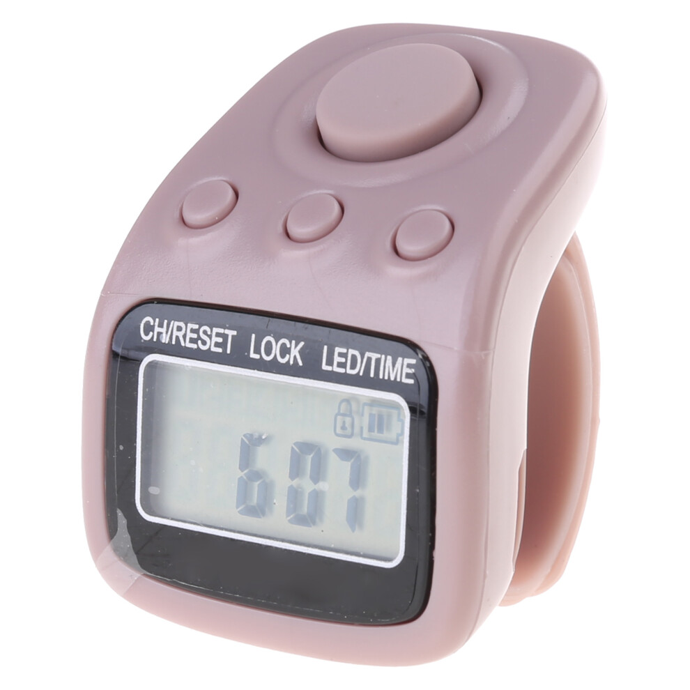 Hand Counter 6 Digit Finger Counter Clickers Rechargeable Lap Counter Handheld Number Clicks Counter 7696130863139