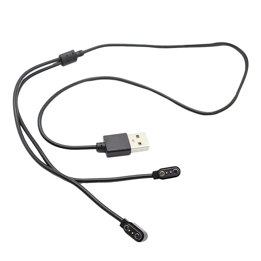Intelligent Glasses Double Charging Cable 2 Pin 2.5Mm Charging Cord Efficient 2 In 1 Charging Cable For Enhances Efficreverse 7696130865614