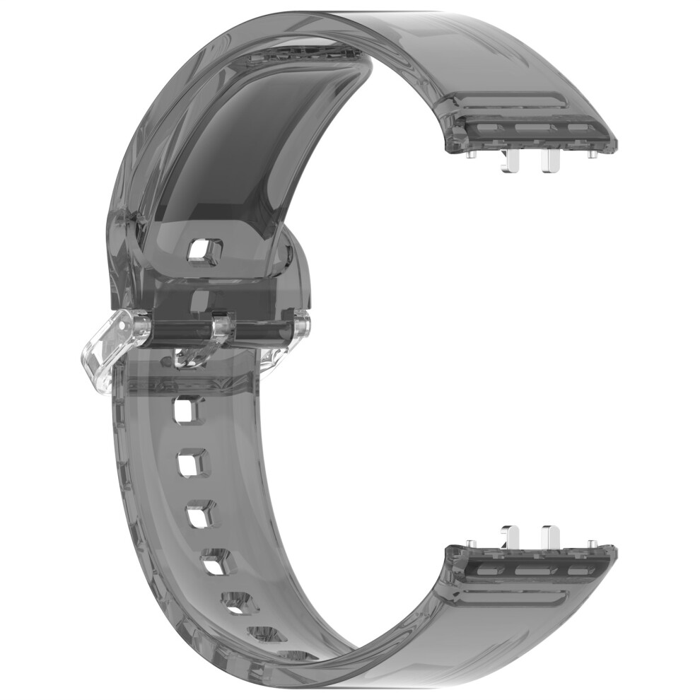 Watch Straps Silicone Quick Releases Soft Rubber Replacement Watch Bands for Fit3 R390 Multiple Colorslight  black-image-OPC-PHZK6CX-NEW