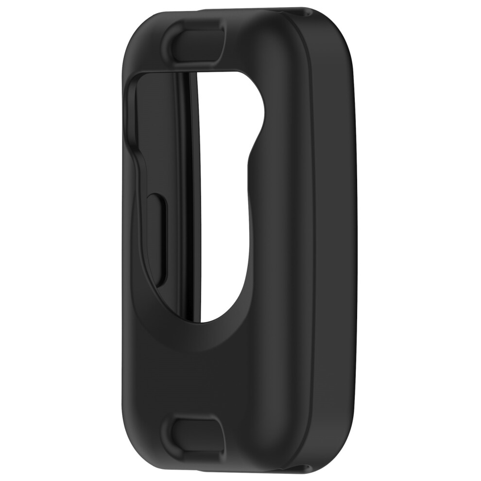 Soft Silicone Case Protective Guard For Band 8/9 Smartwatch Scratch Resistant Protector Half Pack Housingblack 7696140850846