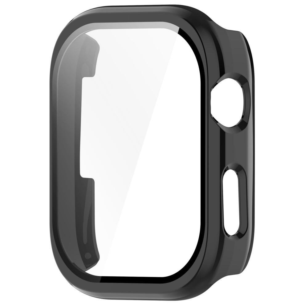 Scratch Proof Protective Covers For Smartwatch With Integrated Screen Guard Shockproof Prevents Damage Pc Glassblack 7696140851171