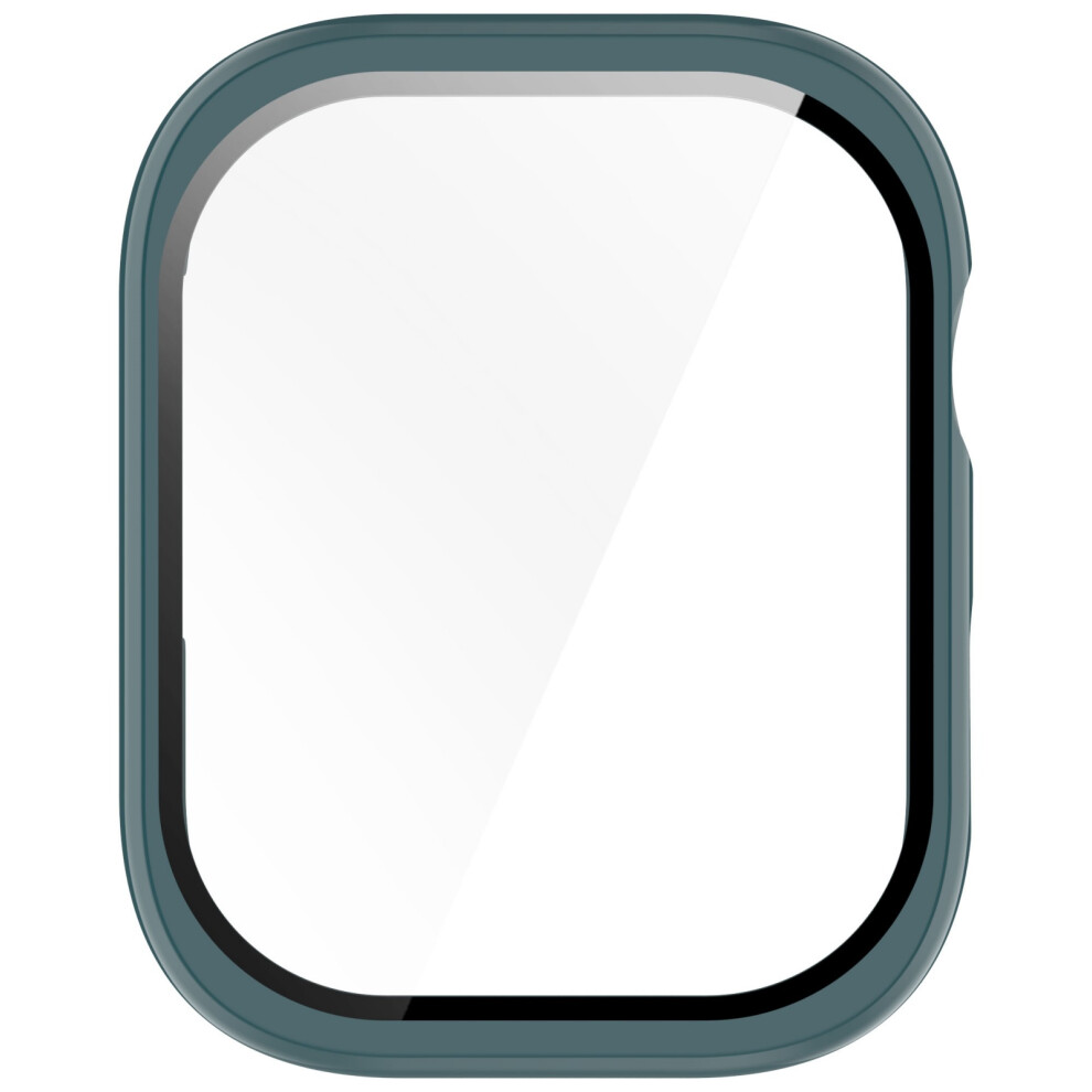 Scratch Proof Protective Covers For Smartwatch With Integrated Screen Guard Shockproof Prevents Damage Pc Glassgreen 7696140851195