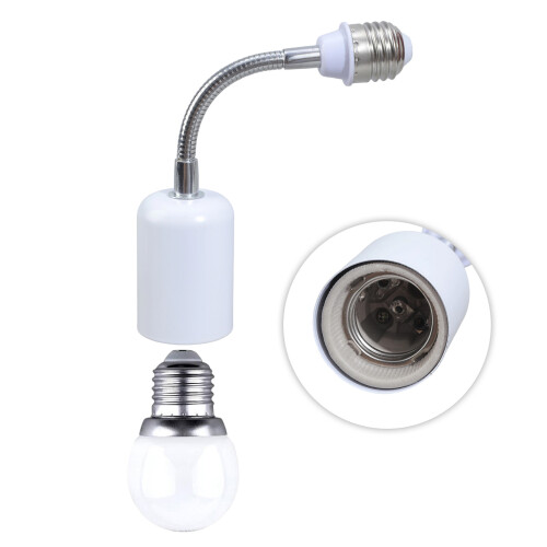 Ceramic E27 Lamp Holder Extension Socket 50CM 1
