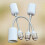 Ceramic E27 Lamp Holder Extension Socket 50CM 6