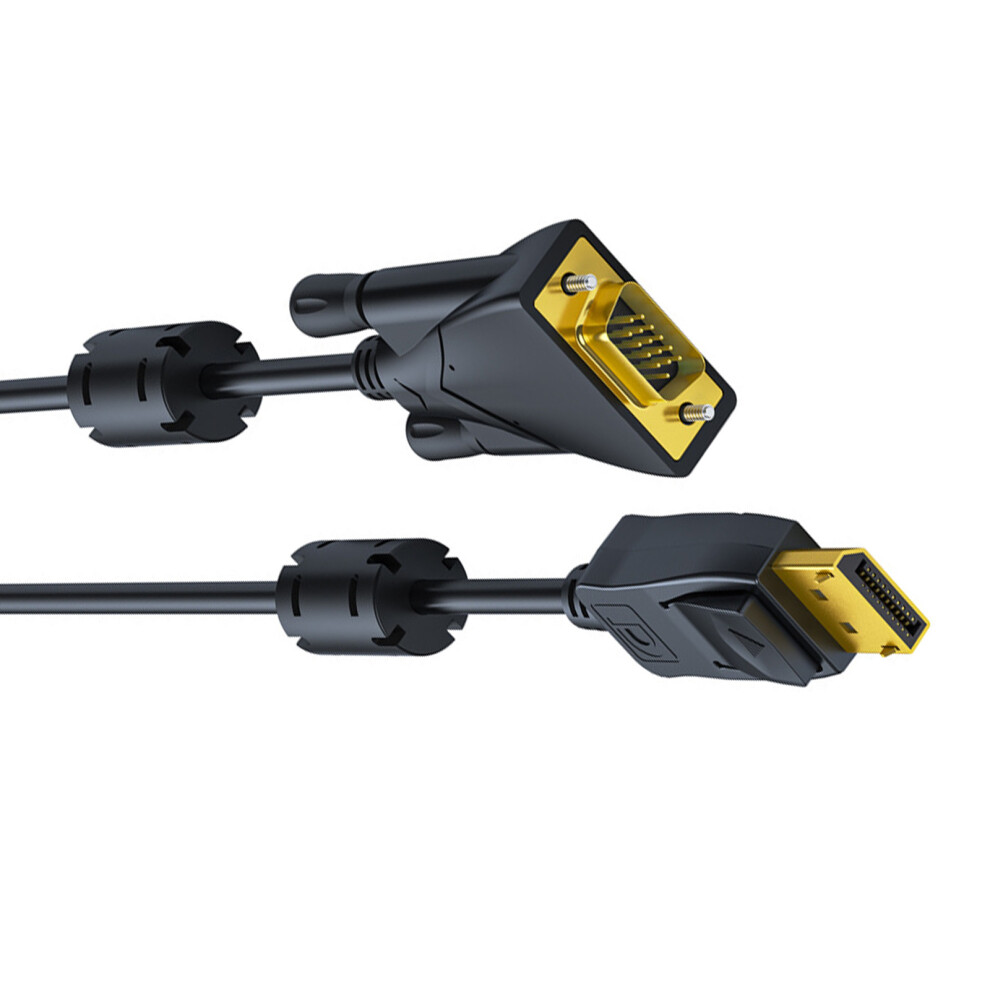 200/300/500Cm Displayport To Vga Cable 1080P 2M 7751660323727