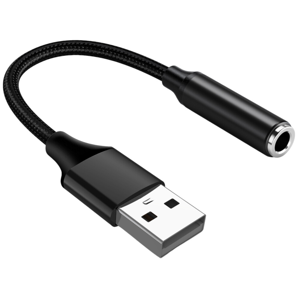 Usb To 3.5Mm Auditory Cable Hifi Bk 7751660326858