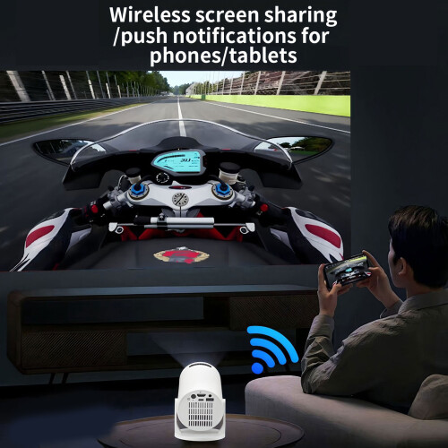 Wireless WiFi Projector Portable Type C 1
