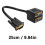 VGA Splitter Cable 1Input 2Output 1080P 4