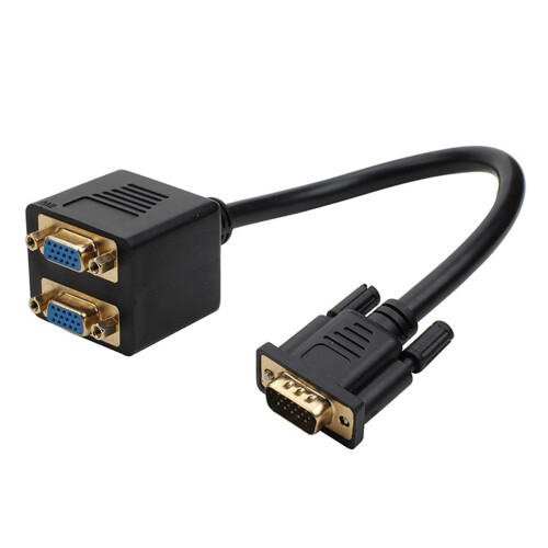VGA Splitter Cable 1Input 2Output 1080P 2