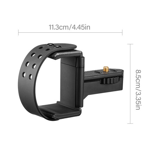 Adjustable Flashlight Mount For PowerBanks Holder Durability ABS Bracket 2
