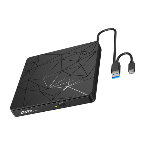 Portable External Disc Reader Drive USB3.0 A 2