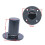 Speakers Stand Top Hats Black Metal E 6