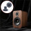 Speakers Stand Top Hats Black Metal A 2