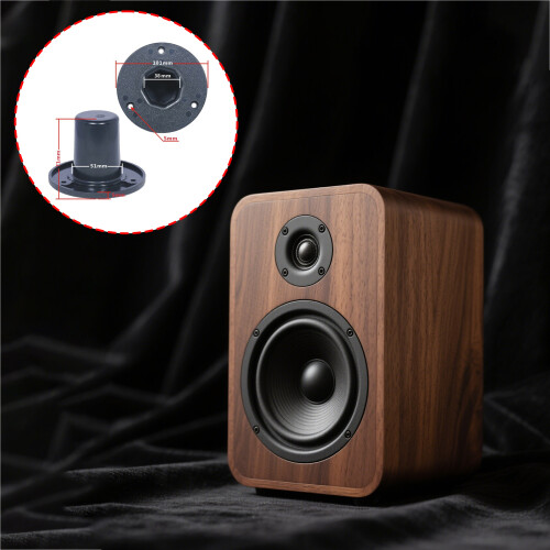 Speakers Stand Top Hats Black Metal A 1