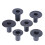 Speakers Stand Top Hats Black Metal A 6