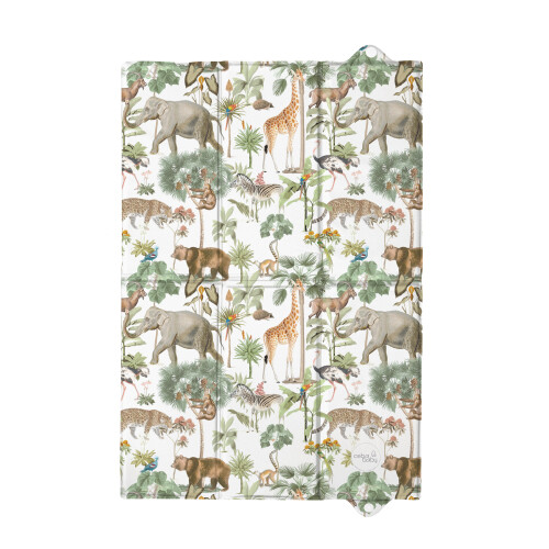 Foldable & Portable Baby Changing Mat 40x60cm Colourful Safari