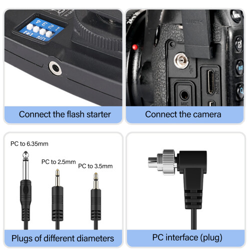 Flexible Spring PC Flashing Syncing Cord 1