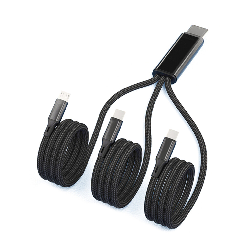 3 In 1 Type C To Usb 1.2M Black 7730001233413