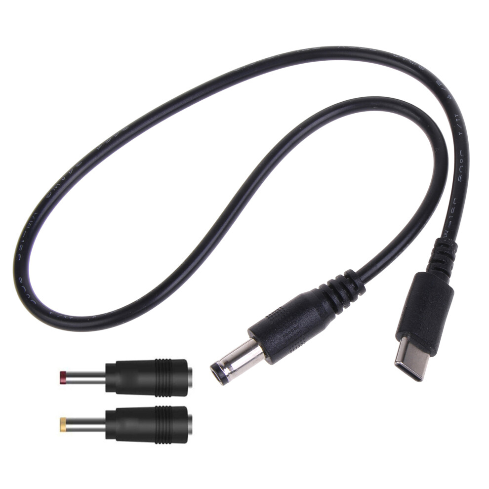 Usbc Typec To Dc5.5x2.1mm 4.0X1.7mm 3.5X1.35mm 9V-20V Light 7730001234540