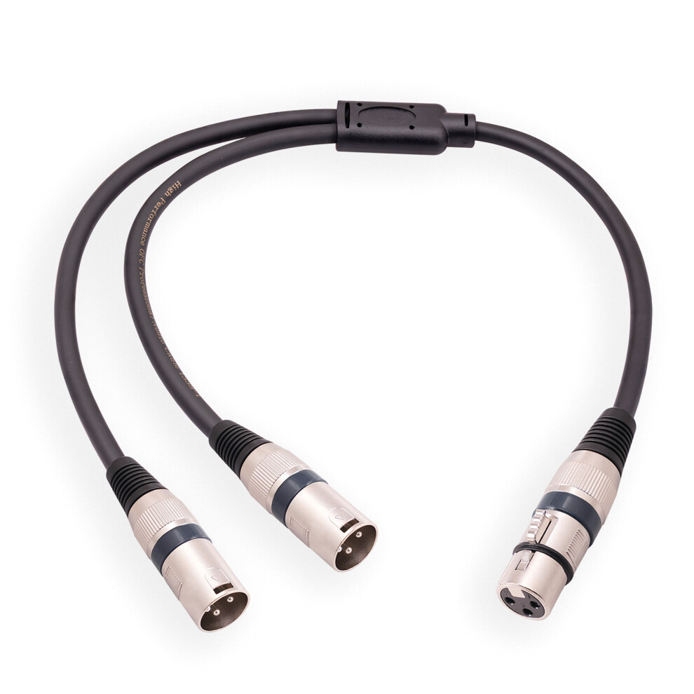 Splitter Cable, 3Pin Female To Dual-Xlr Male Blue 7730001234601