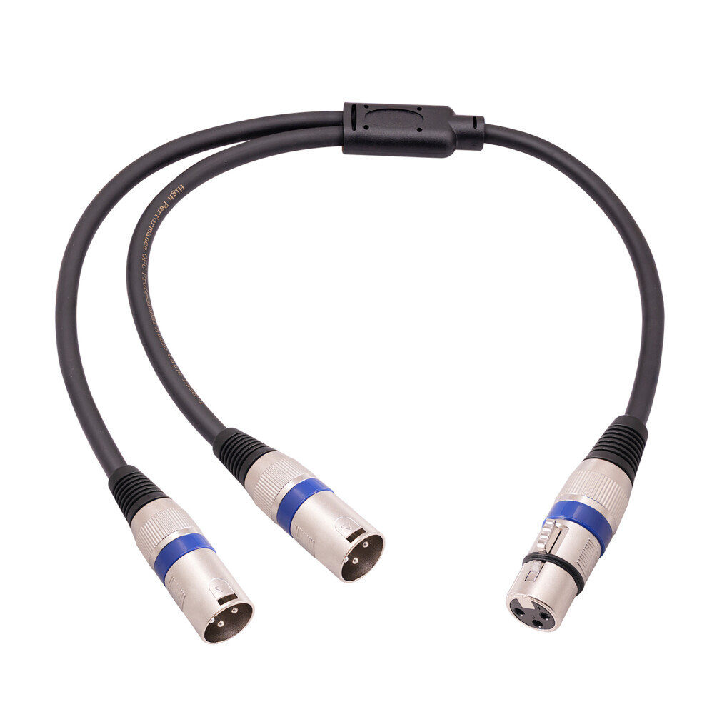Splitter Cable, 3Pin Female To Dual-Xlr Male 7730001234618